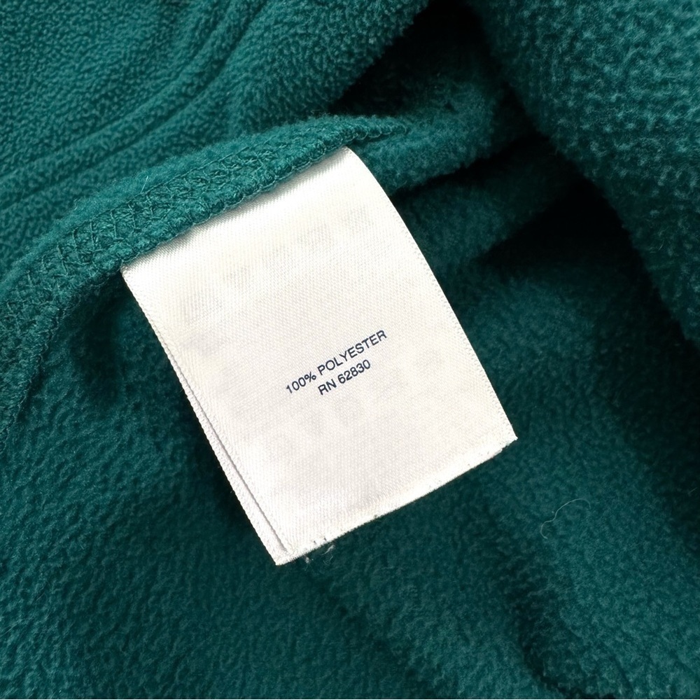 Lands End Women’s S Turquoise Green Full Zip Up Soft Fleece Jacket Sweater Top - Picture 7 of 11